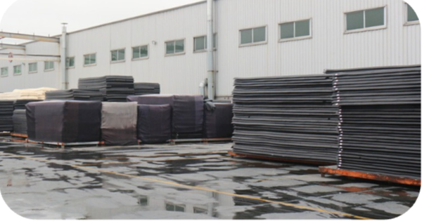 SCR laminated neoprene material prepared for OEM production